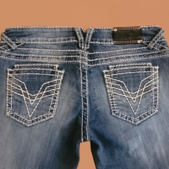 VIGGOSS CHELSEA BOOTCUT WOMEN'S JEANS MEDIUM WASH DENIM SZ. 9/32" - Picture 5 of 5